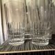 Set of 6 daum crest crest long drink orangeade glasses