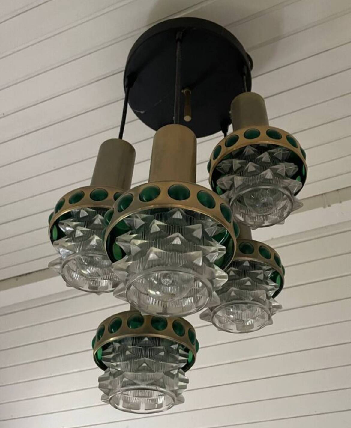Lustre cascade Raak space age années 70