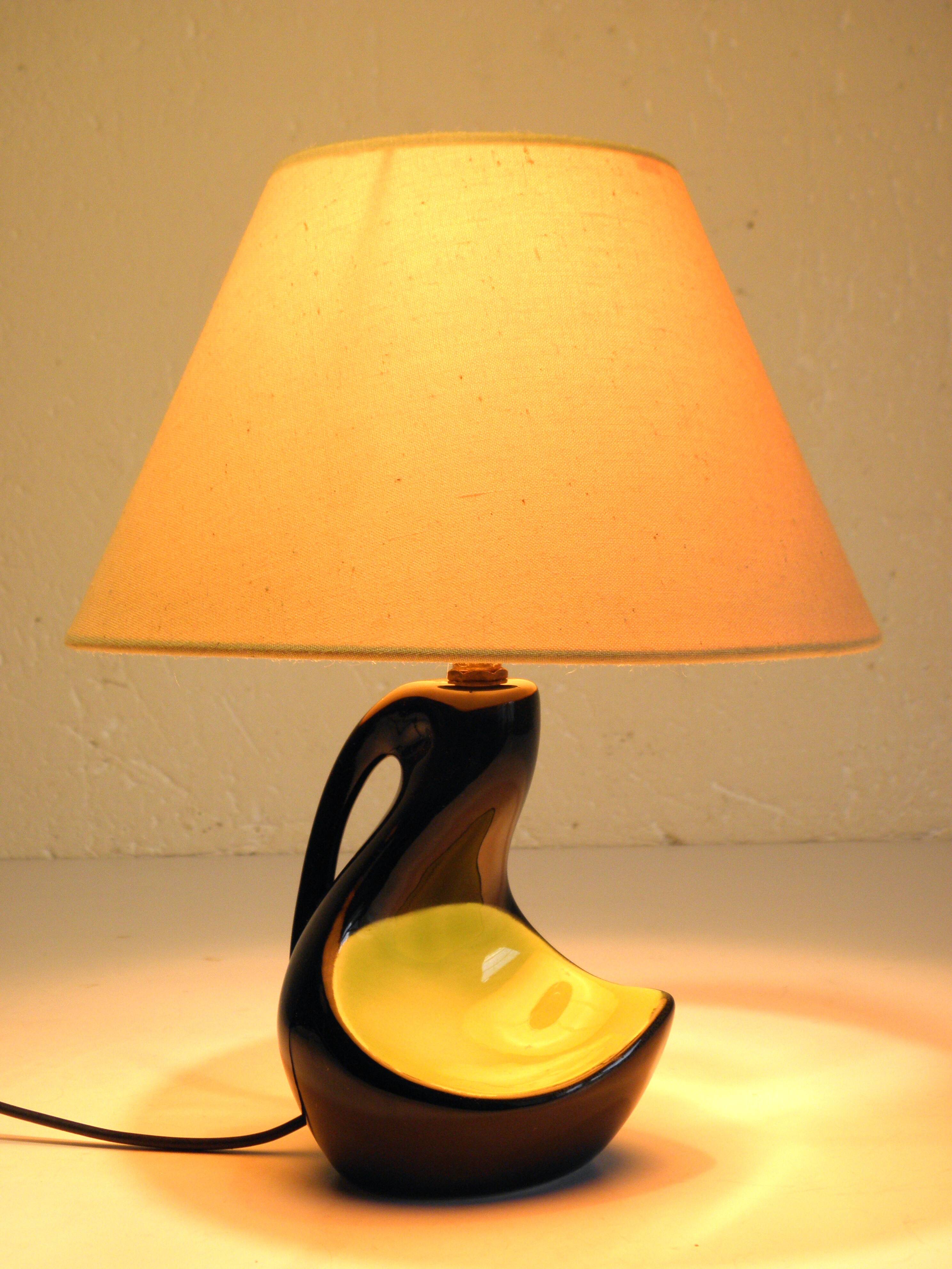 50s ceramic lamp