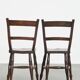 Set of 8 Antique English Oxford Dining / Kitchen Chairs