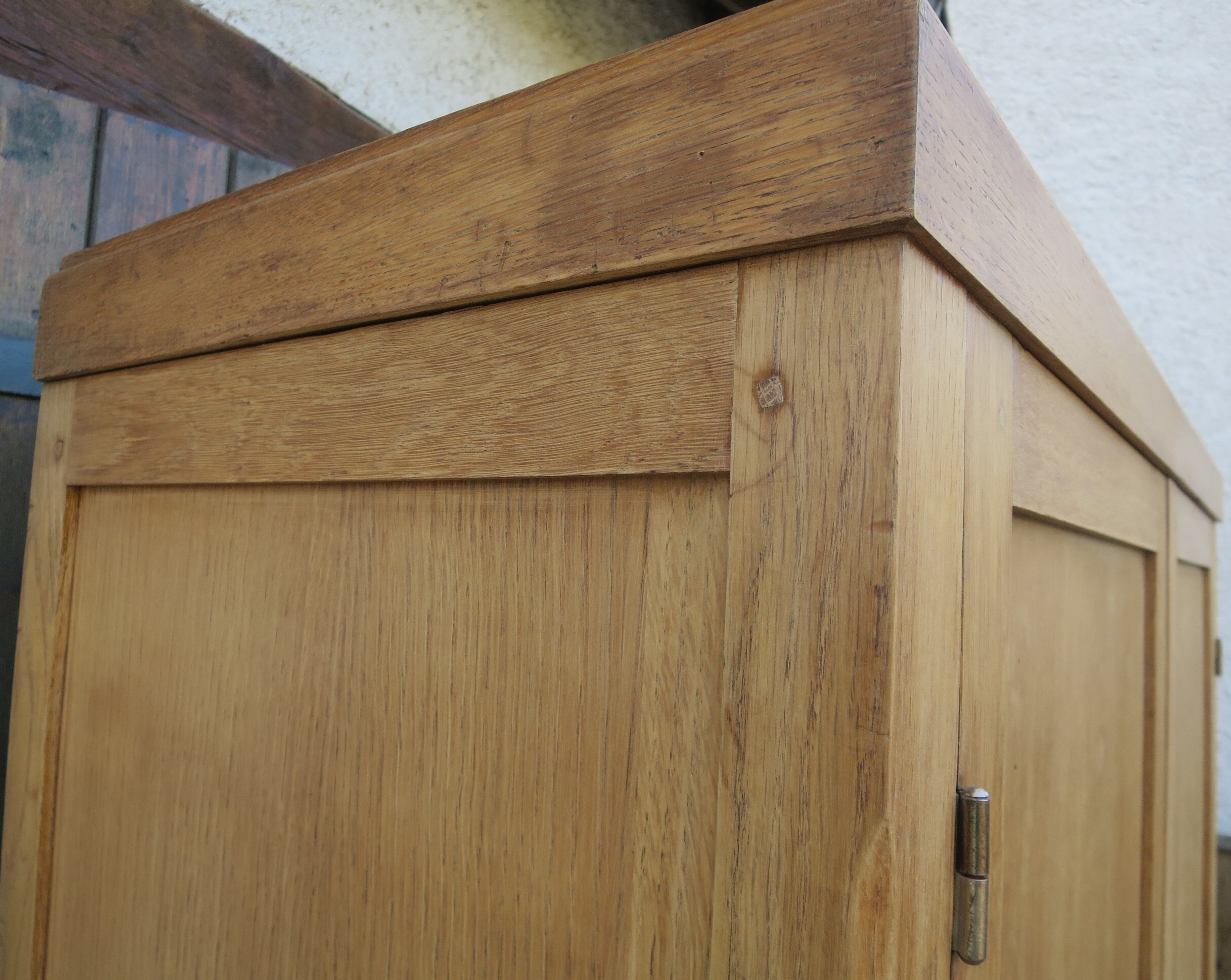 Parisian cabinet vintage solid oak