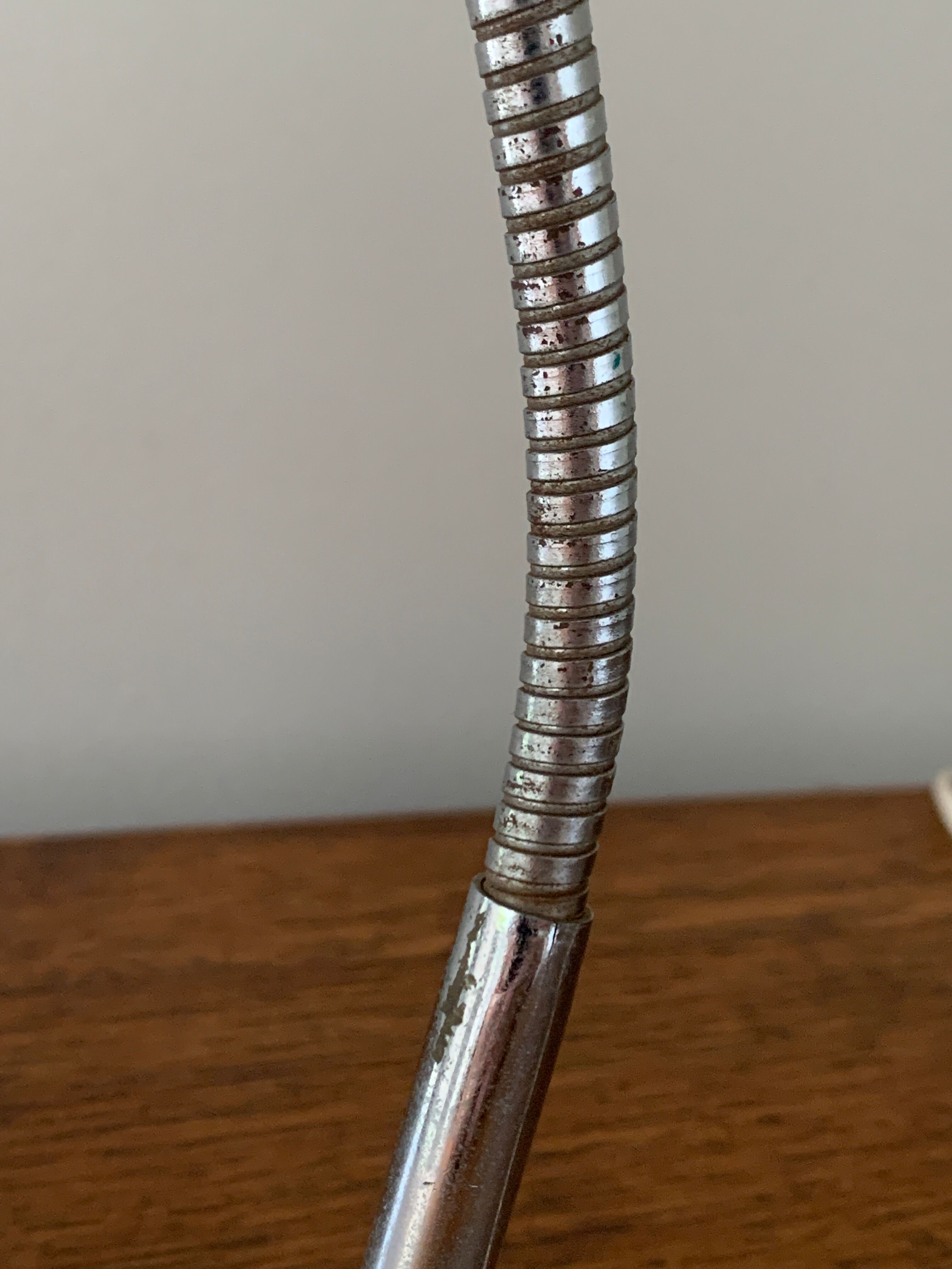 Small vintage metal lamp