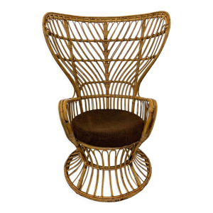 Fauteuil en rotin par Gio Ponti