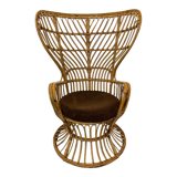 Wicker Chair by Gio Ponti and Lio Carminati, 1960s