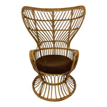 Wicker Chair by Gio Ponti and Lio Carminati, 1960s