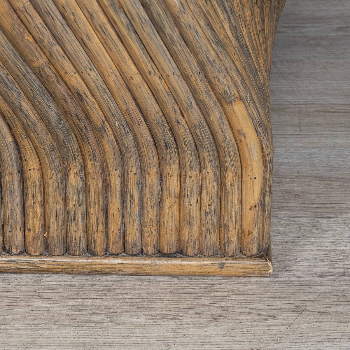20thc american dining table & four chairs by mcguire