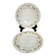 Pair of soup plates by EPIAG | ribbons/bows and garlands