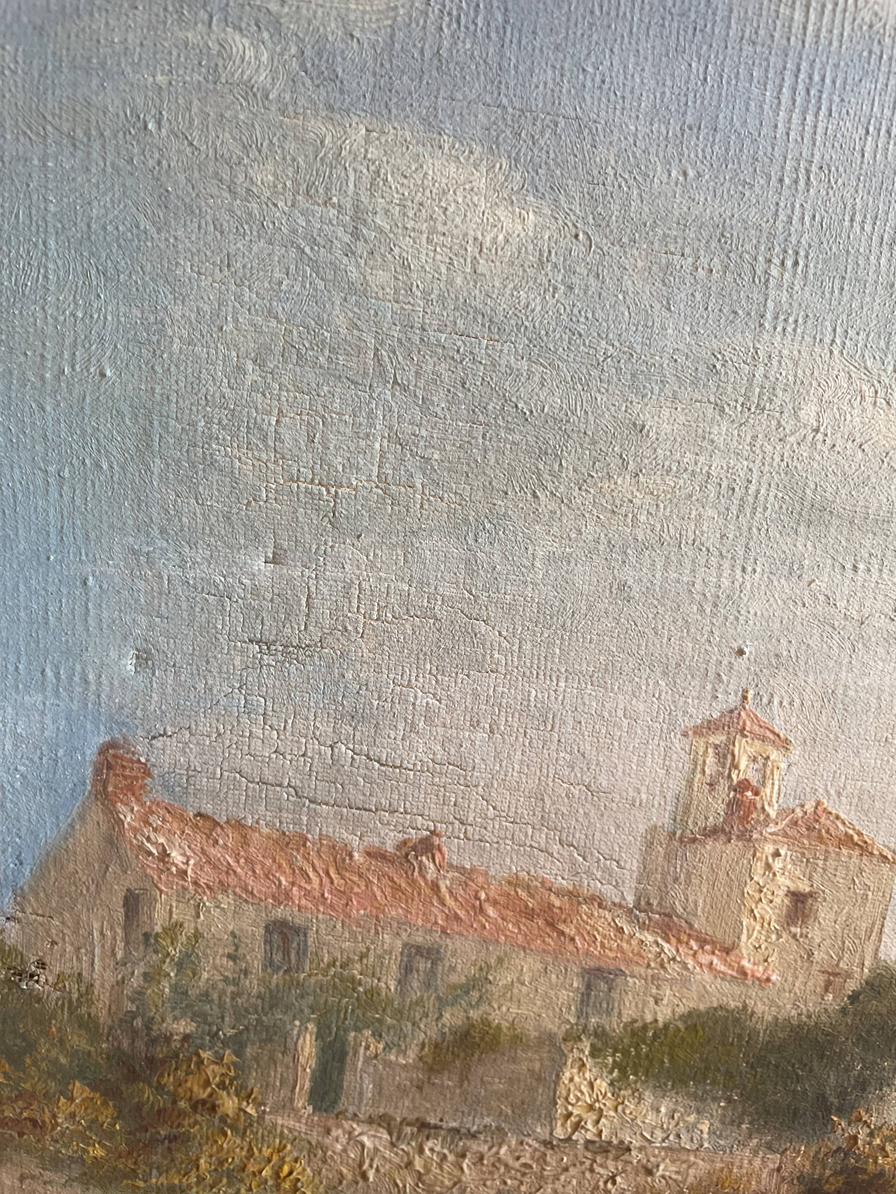 Huile sur toile paysage