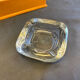 Vintage crystal ashtray from Vannes, France, 1960s.