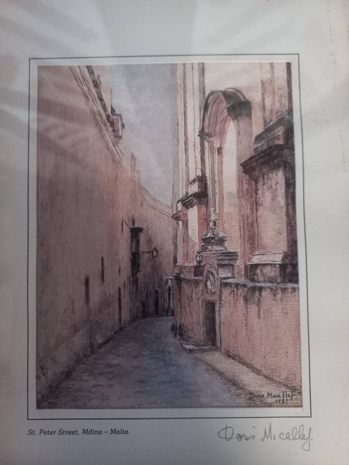 Street illustration painting