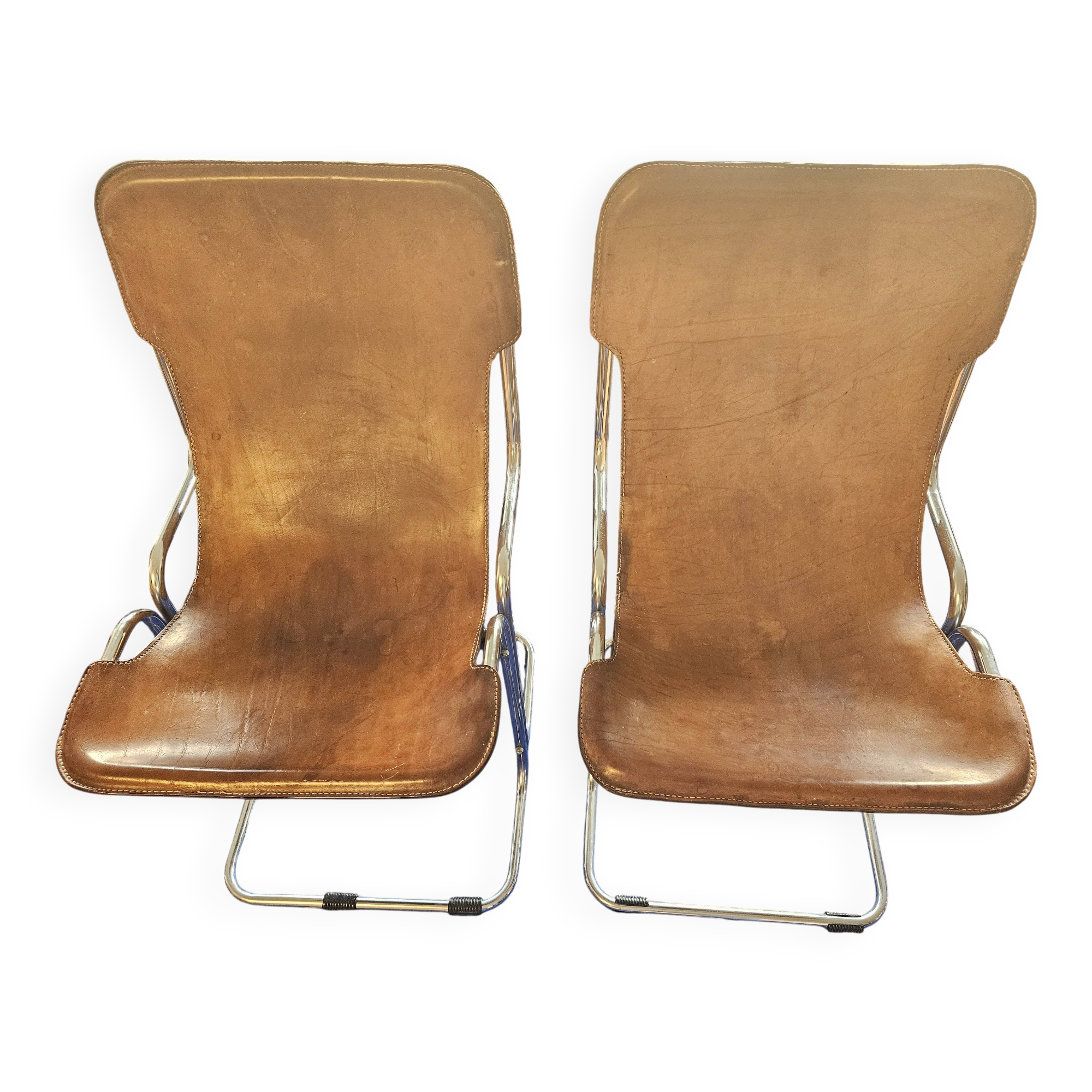 Paire de chaises modèle "calla" par antonio ari colombo pour arflex
