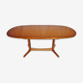 Table ovale extensible scandinave en teck G Plan