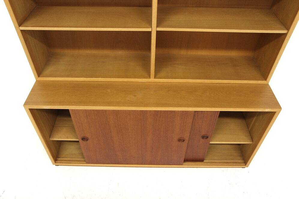 Bibliothèque scandinave "Öresund" en chêne, Børge Mogensen, Suède, 1960