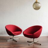 Vintage German Swivel Chairs, Set of 2