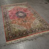 Sino ghoum handmade persian oriental rug in silk 250 x 158