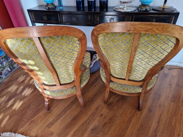 2 fauteuils Voltaire
