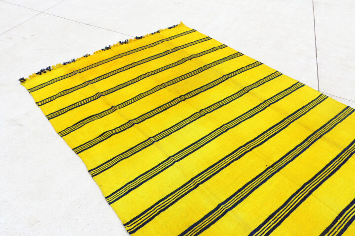 Safran shine, large breathable rug 210 x 415 cm