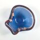 Cendrier de verre bullicante du milieu du siècle de Murano, années 50