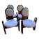 Vintage dining chairs by Szedleczky, 1970s, set of 4