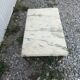 Vintage brass marble coffee table