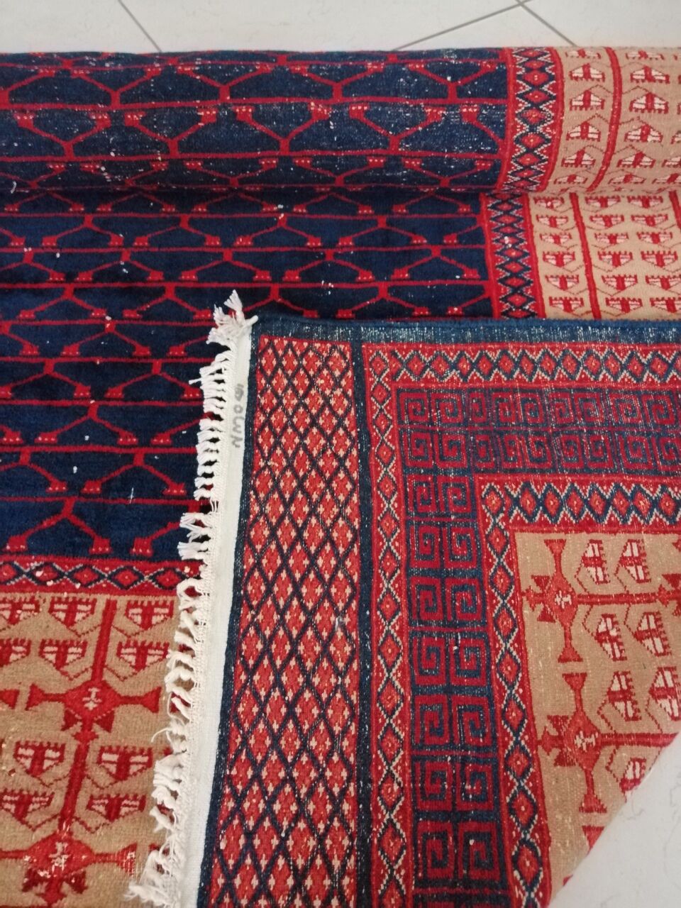 Vintage pakistan bukhara carpet  220x300cm