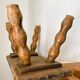 Tabouret en bois vintage