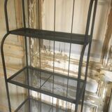 Metal garden shelf