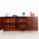 Enfilade en palissandre, design danois, années 1970, designer : Kai Winding