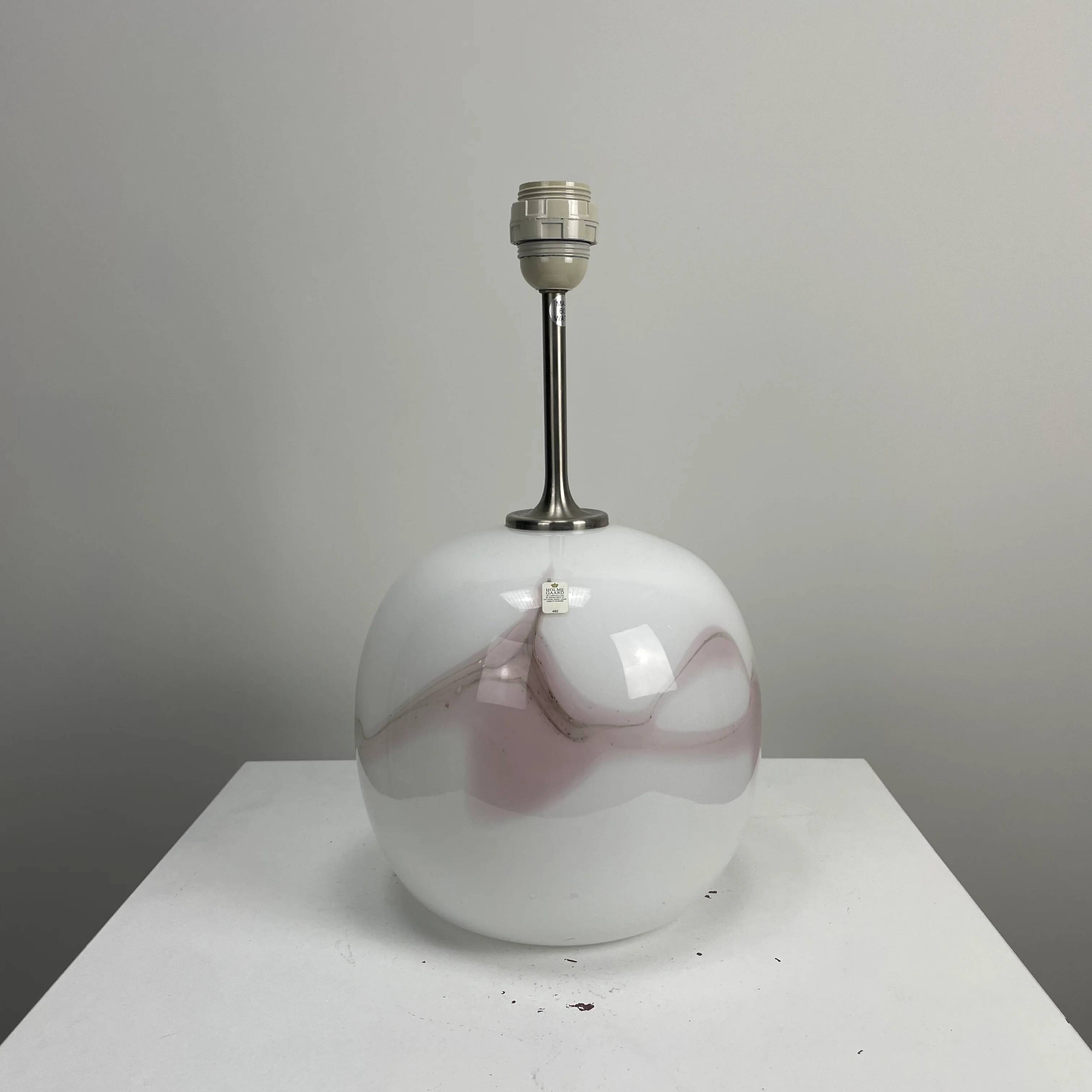 Lampe de table SAKURA par Michael Bang pour Holmegaard, Danemark 1980