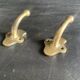 Antique gold-plated brass wall hook