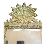 Pair of beveled bronze mirrors louis XIV
