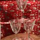 Set of 3 pretty Enghien Luminarc mulled wine glasses