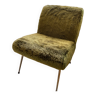 Vintage faux fur armchair