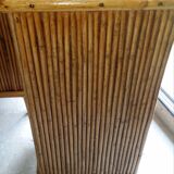 Pair of rattan bedsides
