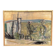 Original Swedish Oil on Canvas – “Abstract Landscape” by S. Hamlet – Dated 1960 – Vintage and Framed – 66 × 48 cm (26" × 18.9")