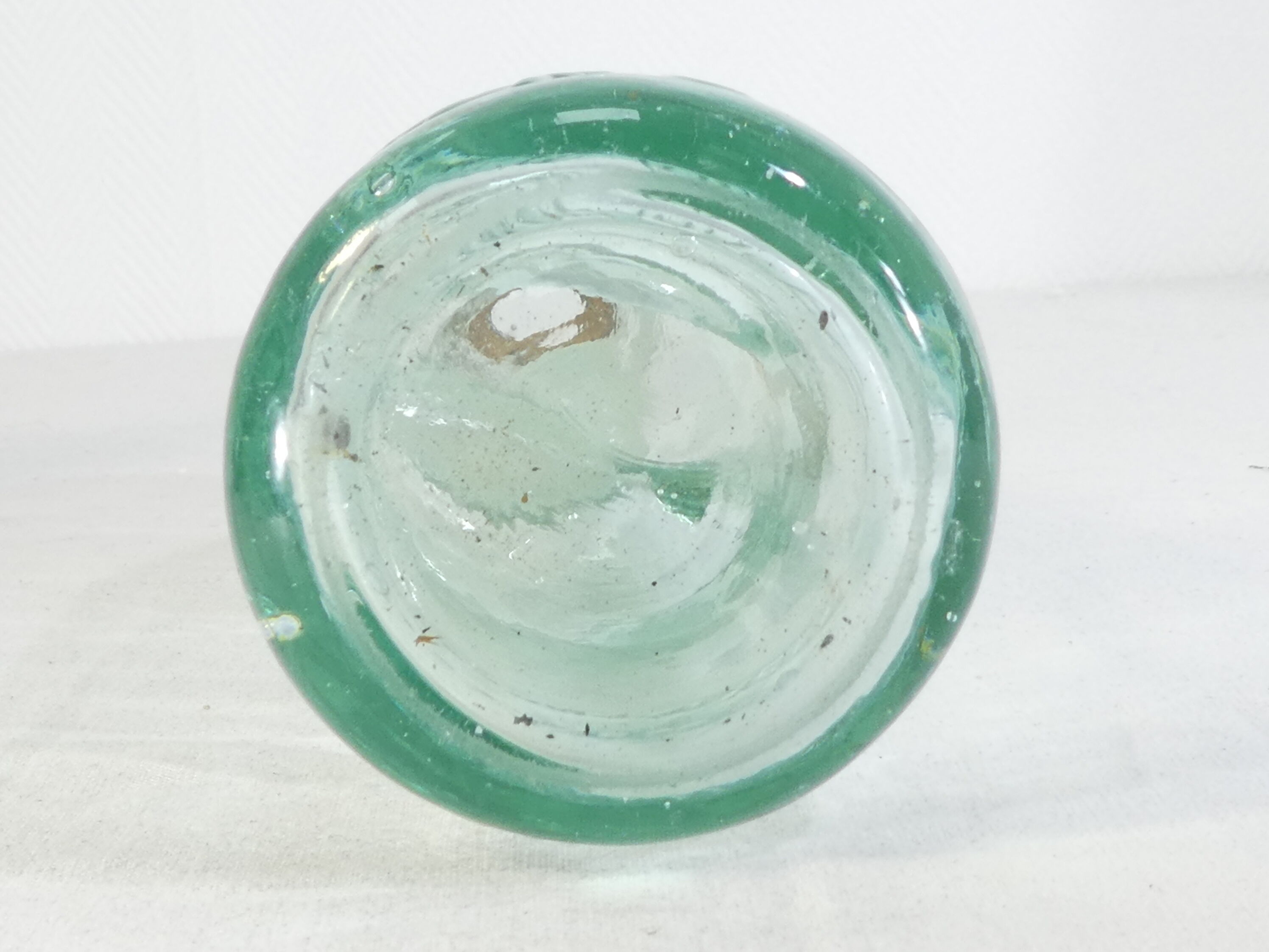 Old bottle of lemonade a ball glass Soulie in Confolens in charente