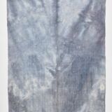 5x7 distressed gray blue hemp carpet232x156cm