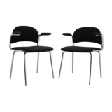 1970s Tubular Design Armchairs, Czechoslovakia