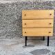 Vintage chest of drawers metal feet