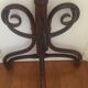Door old wooden mantles in parrot style