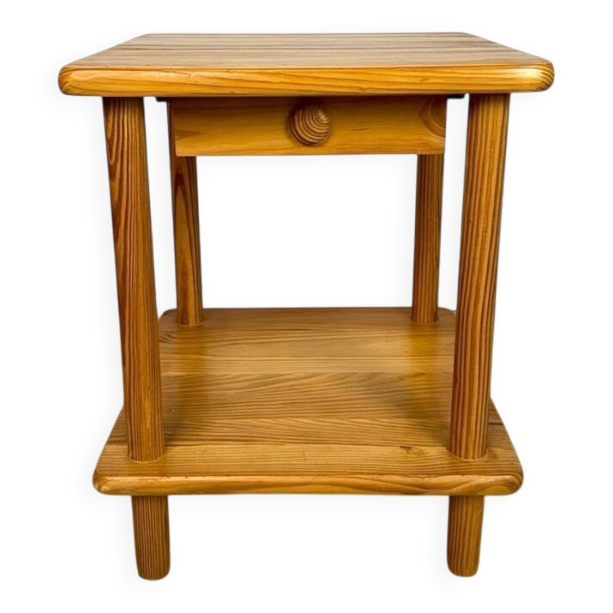 Scandinavian bedside table in pine from the 1980s.