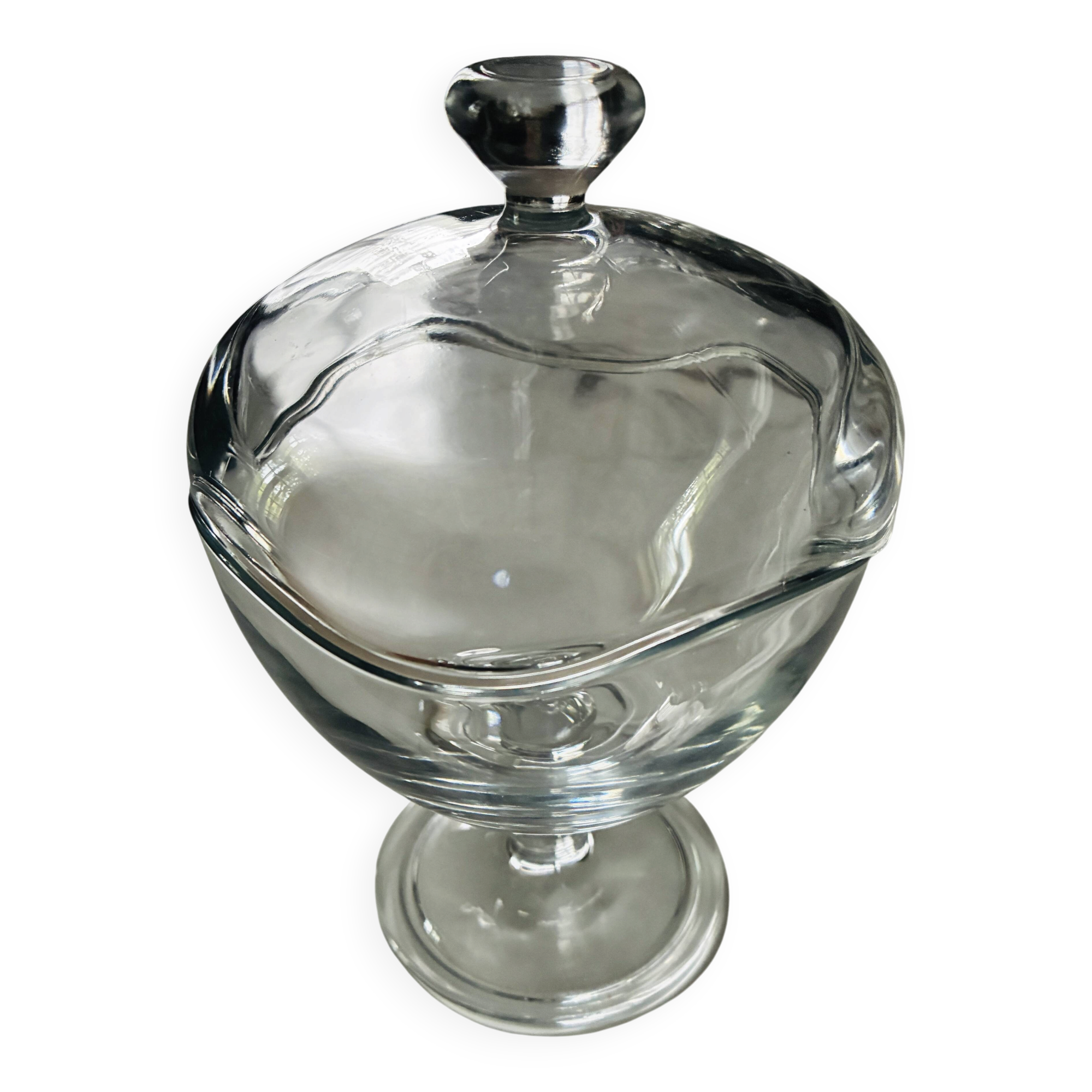 Turkish glass bonbonnière