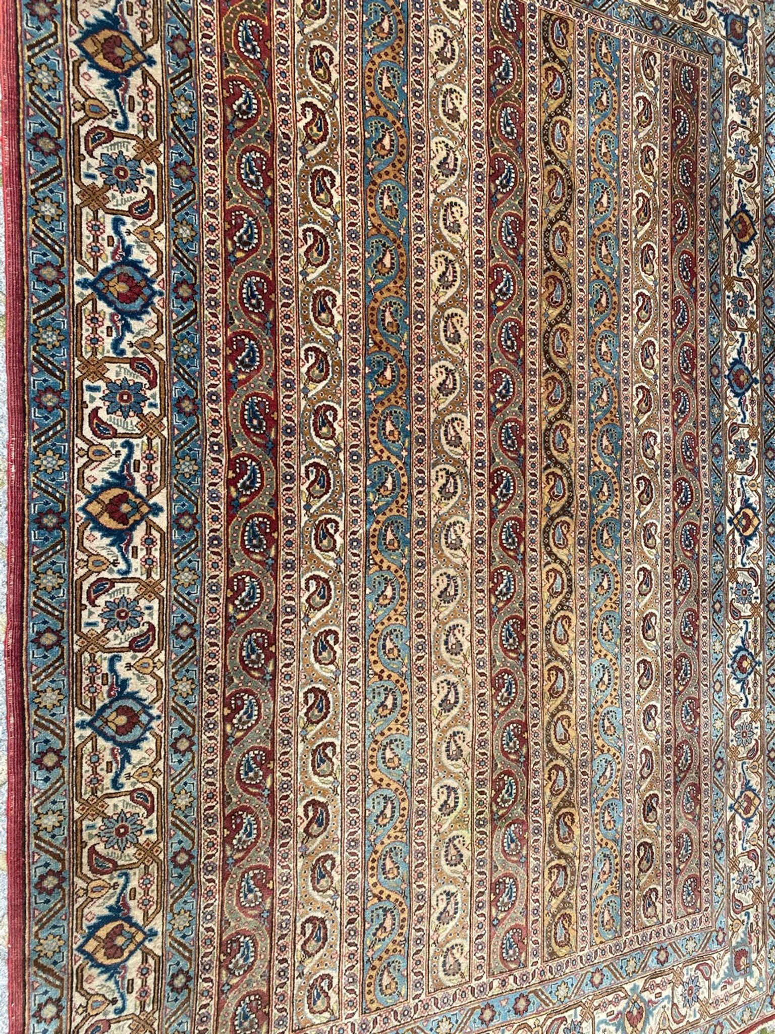 Old Persian Orient ghoom rug handmade 142x205 cm