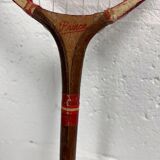 Vintage wooden badminton racket
