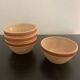 Set of 4 stoneware bowls Gien France