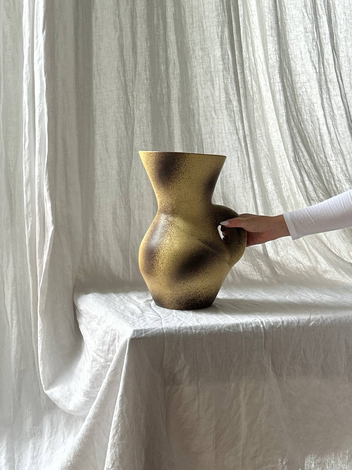 Jarre en céramique par Max Idlas, France années 50