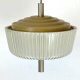 Seguso, Art Deco glass and metal chandelier from 40s