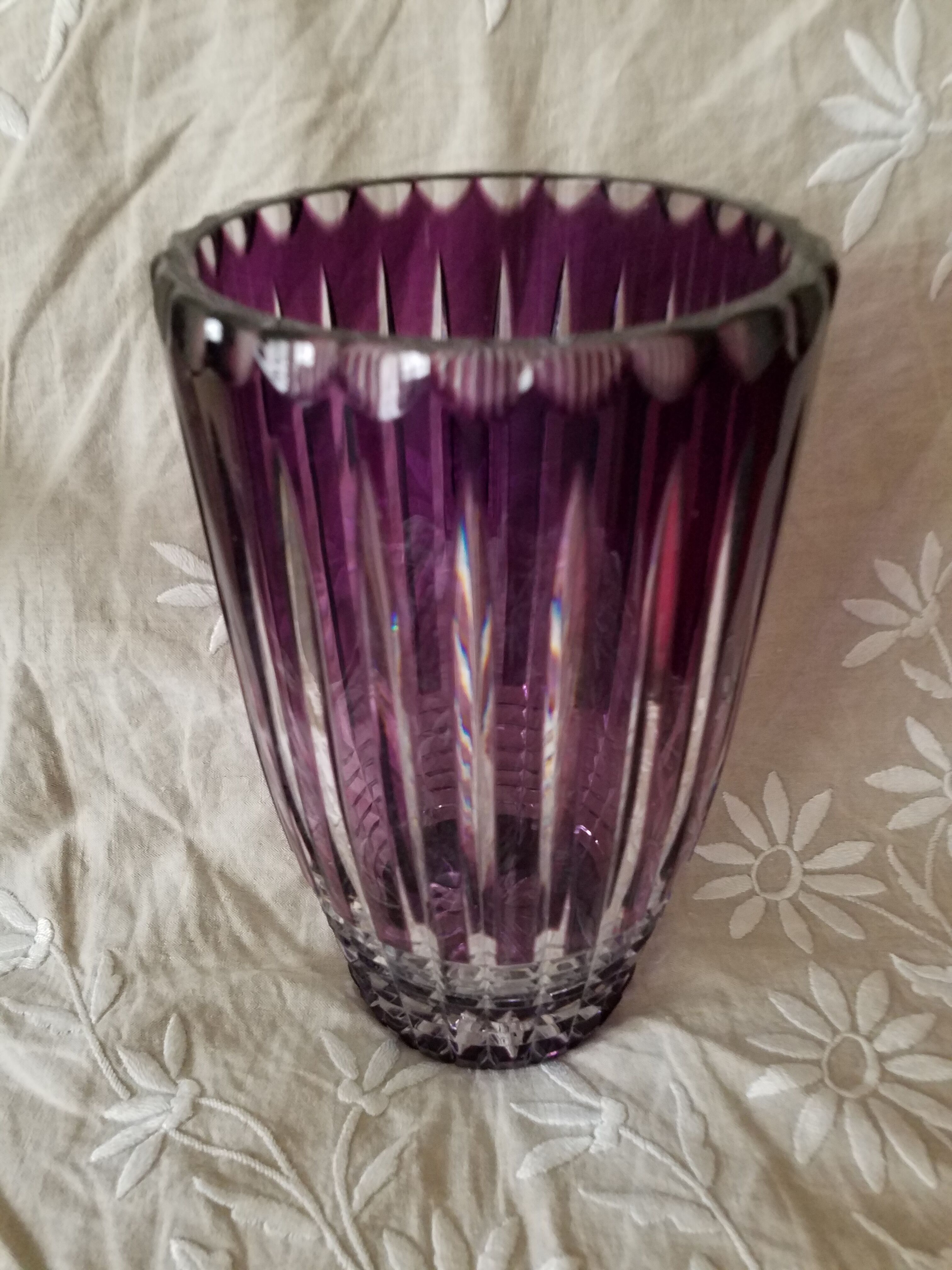 Crystal vase