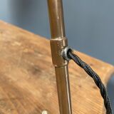 Industria Rotterdam clamp lamp made of brass and copper from the 1930s