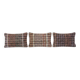 Set of 3 vintage kilim cushion covers 41x61 cm